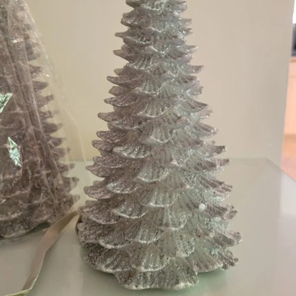 Silver Tree Candles